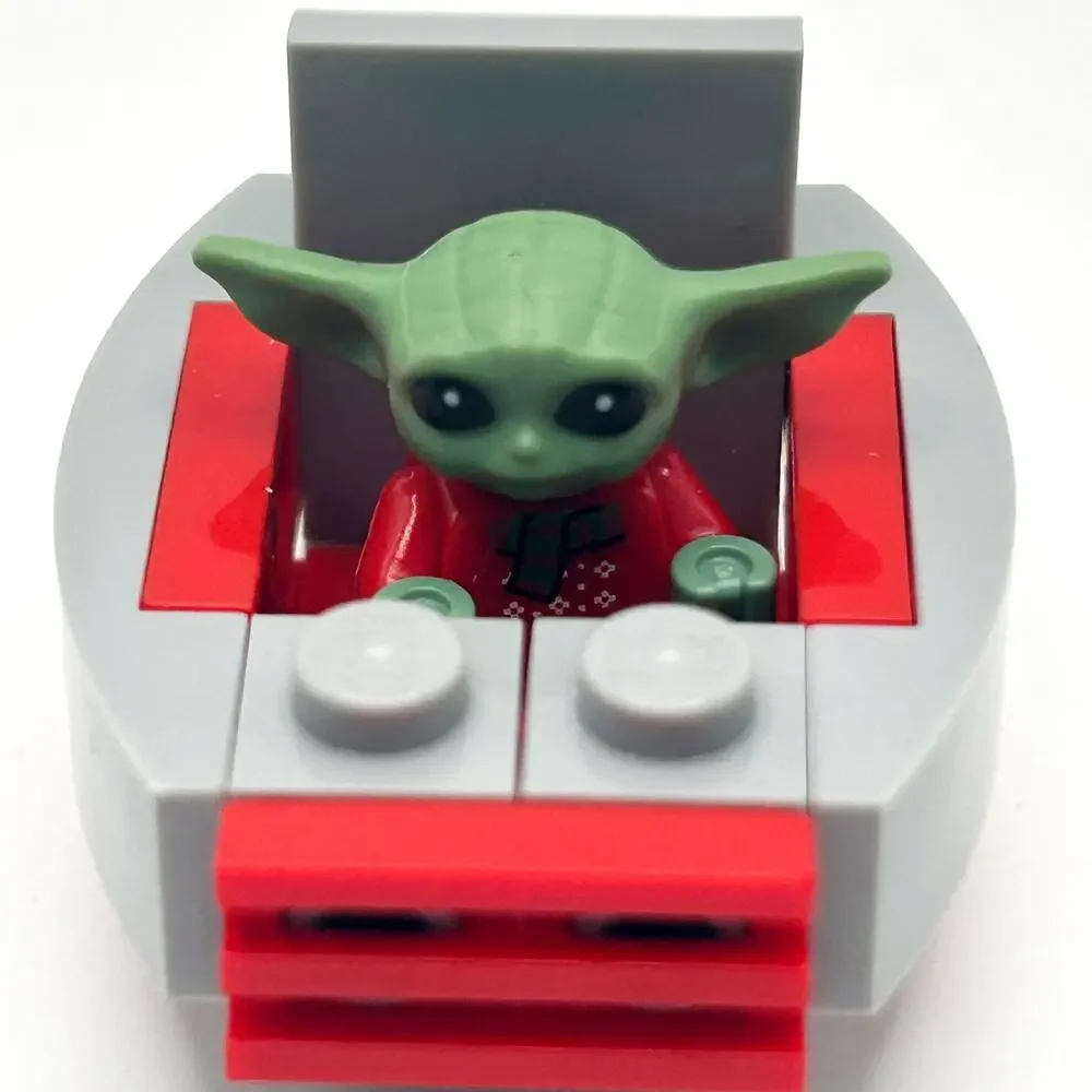 Lego Star Wars - Grogu Red Sweater Christmas Advent Calendar 75307 sw1173 EUC